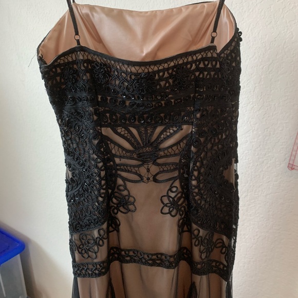 Sue Wong crochet black cocktail dress - Picture 4 of 5